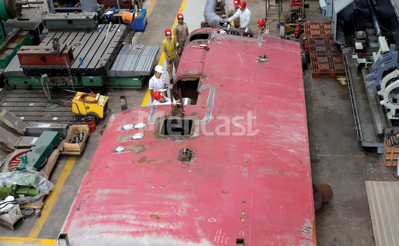 Rudder stock repair Marine