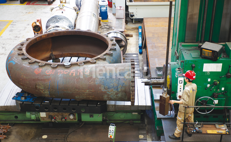 Dredger pump machining Marine