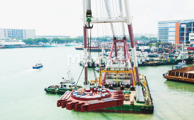 FPSO mooring table delivered at waterfront facility Marine